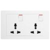 Ổ cắm đôi 3 chấu 16A có công tắc chuẩn quốc tế – WGMS216IS